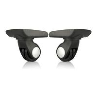 Roue à bagages de remplacement, roues à bagages de remplacement, (ensemble d'une paire) pivotant à 360 degrés avant muet réparation roue à bagages de remplacement roues de valise pièces Spinner