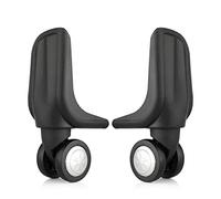 Roue à bagages de remplacement, roues à bagages de remplacement, (ensemble d'une paire) Roue arrière pivotante à 360 degrés for bagages, roue muette, remplacement de valise, roues de réparation, pièce