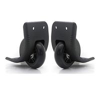 Roue à bagages de remplacement, roues à bagages de remplacement, (jeu d'une paire) directionnelle noire, roue muette for bagages, remplacement de valise, roues de réparation, pièces Spinner