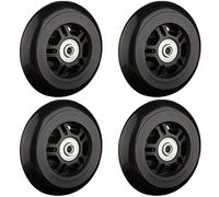 Roue à bagages de remplacement, roues à bagages de remplacement, (lot de 4) 84x26mm, réparation en caoutchouc silencieux arrière, roue à bagages de remplacement, roues de valise, pièces Spinner