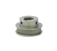 Roue à courroie de distribution LY-S2M 40T BF/K Type de synchronisation Pulley Hard Anodized Aluminium Synchronous Wheel(LY-S2M40-7BF-P10/3 * 1.4)