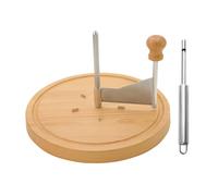 Roue à friser au fromage - Rasage lisse à base en bois déchiqueteuse manuelle multifonction à main | Roue de découpe au beurre au chocolat | Pour Restaurant Dessert Shop Party