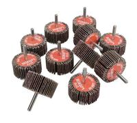 Roue à lamelles abrasives arbre du disque abrasif monté sur perceuse 50mm bande abrasive grain 40 Lot de 10 à352