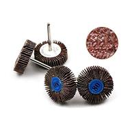 Roue à lamelles pour le ponçage - Pour roue de polissage d'obturateur d'outil rotatif Pour roue de polissage d'instruments Polisseurs abrasifs Roue de polissage (80 grains,) (Color : 1pcs)