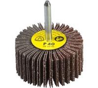 Roue à lamelles sur tige MS/KM613/LS309X/40/S/80X40X6 - KLINGSPOR - 6907-13158 Noir G