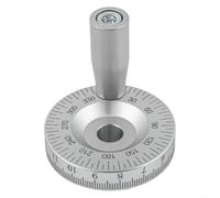 Roue à main en alliage d'aluminium avec échelle gravée, roue à bascule pour machine CNC, diamètre 50 mm, alésage de 6 mm (10 mm)