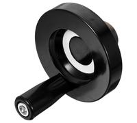 Roue à Main Ronde de Remplacement Noire en Bakélite et Alliage D’aluminium