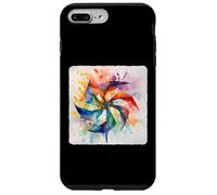 Roue à molette, Rotation, Vent, coloré, Rotation, Lames Coque pour iPhone 7 Plus/8 Plus