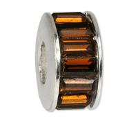 Roue À Perles Carlobiagi , Bijoux À Breloques En Argent Véritable 925, Élément En Zircone Bbsc01