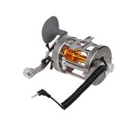 Roue à poisson 7000, tambour entièrement métallique, détecteur de poisson, roulette à distance, vue main gauche et droite(14 plug right hand)