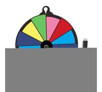 Roue À Prix Rotation De Table - Spinner De Doodle Game | Roue De Roulette Réutilisable | Tablop Tirable Avec Stand Pour Speate Sur Les Speets Carnivalisatifs Événements Pour Effections Partie D