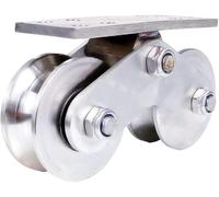 Roue à rainure, Stainless Steel Directional Roller,High Load Bearing,Slot Width 22mm,