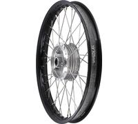Roue à rayons 1,6 x 19" Jante en aluminium anodisé noir, rayons en acier inoxydable - Simson S53OR, S83OR