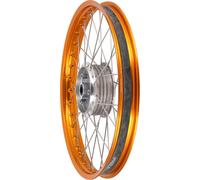 Roue à rayons 1,6 x 19" jante en aluminium anodisé orange, rayons en acier inoxydable - Simson S53OR, S83OR