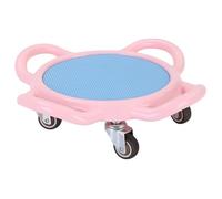 Roue à rouleaux abdominaux, planche d'exercice abdominale multifonctionnelle portable antidérapante rotative à 360 ° pour femmes avec tapis pour équipement d'entraînement domicile