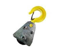 Roue à roulement haute précision 1 tonne Poulie Crochet pour des opérations de levage fluides dans l'exploitation minière et la construction navale Poulie à roulement lisse