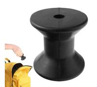Roue À roulettes pour Prua - Arrêt De Guide De Remorques De 3 Pouces | Rouleau d'arbre pour Utilisations pour Positionnement Sûr du Bateau, Support De Prue Absorbant Les Chocs avec Trou