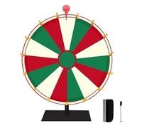 Roue à roulettes, Roue à prix tournant - Roue de prix de jeu colorée | Roulette de table Spinner de fortune Spin The avec Effacer, 10/15 Slots Game Spinner Wheel