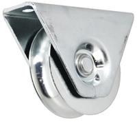 Roue à support externe diamètre 80mm gorge 15mm - FRATELLI COMUNELLO - 327-80