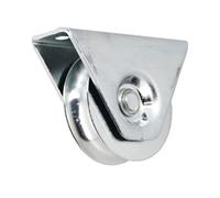 Roue à support externe diamètre 80mm gorge 19mm - FRATELLI COMUNELLO - 327-80S