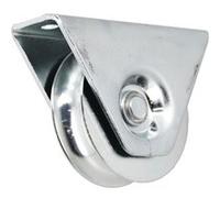 Roue à support externe diamètre 80mm gorge 19mm - FRATELLI COMUNELLO - 327-80S