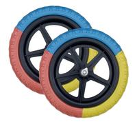 Roue à vélo, roues cyclables de 2pcs, 11 diamètres de mousse non gonflable pour enfants Balance Roue pour enfants garçons et filles