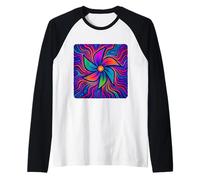 Roue à Vent d'art psychédélique Tourbillon Manche Raglan
