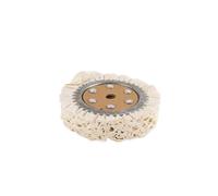 Roue à vent de polissage avec chiffon anti-plumes et noyau en fer pour métal, bois, plastique - Outil abrasif pour polissage et meulage 125/150/200/250/300 mm