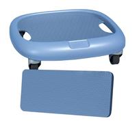 Roue AB - 12,99 rouleaux à rouleaux Roue ABS | Traineur de base compact avec pad à genoux 620g Conception durable pour la force d'entraînement à la maison Gym de fitness Exercice d'équipement pour