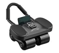 Roue Ab Roller - Entraîneur Silencieux Pour Sangle Abdominale À Domicile,Rouleau Abdominal Avec Support De Coude Et Compteur Pour Voyage Maison Jardin Garage Appartement Debutants