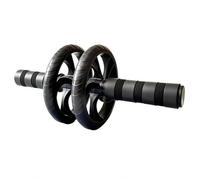 Roue Abdominale à Doubles Roues Robuste, Noir, 14 Pouces Noir 2 Roues, 14 Pouces