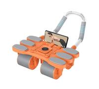 Roue Abdominale à Roulettes,Rouleau Abdominal 4 Roues avec Automatique,Équipement de Musculation Gainage avec Support Coudes | Pour Entraînement en Intérieur Extérieur Renforcement Musculaire du Cœur