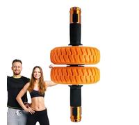 Roue abdominale | AB Roller | Outil portable | AB Roller portable 35 x 15 x 15 cm avec roulements à billes pour entraînement abdominal, bras, épaules et noyau de cœur, à la maison, au bureau et à