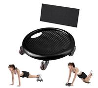 Roue Abdominale, Ab Roller Wheel, Roulette Abdominaux Exercice pour Abdominaux, Roue de Fitness pour Musculation Sport Maison Materiel pour Homme Femme (Noir)