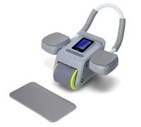 Roue abdominale automatique avec écran LCD et chargeur HMS KA08 Gris 27x45x38 cm