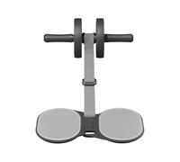 Roue abdominale avec genouillère - Roue d'exercice abdominale | Rouleau d'exercice abdominal multifonctionnel | Bandes de résistance double roue AB Roller Équipement pour salle de sport à domicile