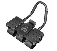 Roue abdominale avec rebond automatique, rouleau abdominal stable à 6 roues avec support de coude et support de téléphone, équipement d'entraînement de base for salle de gym à domicile
