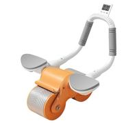 Roue abdominale avec support du coude | Ab Wheel Roller pour entraînement du tronc avec minuterie, - Appareil portable de combustion de graisse gastrique pour travailler la force musculaire