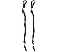Roue Abdominale Cordon Élastique D’Aide, Lot de 2, Noir