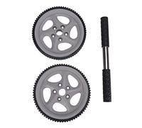 Roue Abdominale Double Antidérapante Accessoire de Fitness Multifonction pour Entraînement pour Musculation Amélioration de Posture