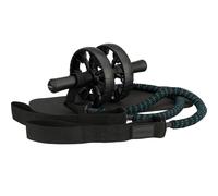 Roue abdominale électrique + bandes de résistance Avento Noir TU Unisex