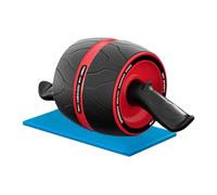 Roue Abdominale | Entraîneur Musculaire À Double Roue Pour Abdos - Protège-Genoux Inclus Renforcement Musculaire pour Voyage Maison Gym Extérieur Intérieur