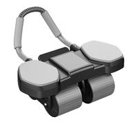 Roue Abdominale | Entraîneur Silencieux Pour Muscler À La Maison,Entraîneur de Gainage à Ressort Automatique 4 Roues avec Support Téléphone Unisexe pour Salle de Sport Maison
