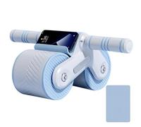 Roue abdominale générique avec design à double roue, rebond automatique, roue abdominale ABS pour entraînement de bodybuilding