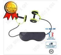 Roue Abdominale Multifonctionnelle Dispositif De Rallye À Double Roue Corde De Traction À Rouleau De Muscle Abdominal Rebond