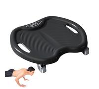 Roue abdominale - Outil de rouleau abdominal | Roue de défilement à 360° 4 roues poignée incurvée Mute Ab Roller pour chambre à coucher