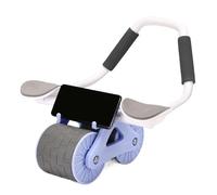 Roue Abdominale Portable - 41,5 X 38,5 X 18 Cm, Entraîneur Double Noyau, Coudière, Exercice Antidérapant | Outil De Fitness Pour Salle De Sport, Équipement D'entraînement À Domicile, Constructeur De F