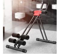 Roue Abdominale Réglable - Machine à Abdos 5 Niveaux, Entraînement Corps Entier pour Gainage, Sculpter le Ventre, Taille, Hanches