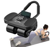 Roue Abdominale, Renforceur Silencieux Pour Intérieur, Ab Roller Avec Support Coudes et Compteur Automatique pour Débutants Maison Gym Voyage