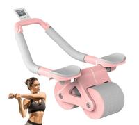 Roue abdominale - Roue de fitness - Machine d'entraînement automatique à AB - Roue à roulettes pour l'entraînement de noyau pour débutants, professionnels, enthousiastes, athlètes